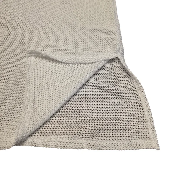 Jordan Taylor White Mesh Hooded Swim Cover-Up Size L - Picture 7 of 10